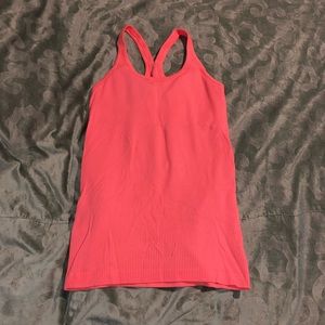 Pink workout tank top